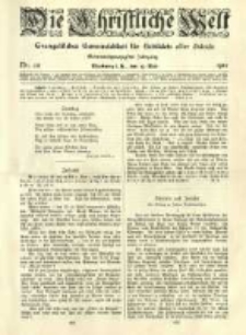 Die Christliche Welt: evangelisches Gemeindeblatt für Gebildete aller Stände. 1913.05.15 Jg.27 Nr.20