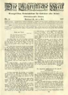 Die Christliche Welt: evangelisches Gemeindeblatt für Gebildete aller Stände. 1913.05.22 Jg.27 Nr.21