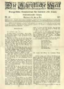Die Christliche Welt: evangelisches Gemeindeblatt für Gebildete aller Stände. 1913.05.29 Jg.27 Nr.22