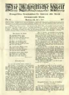 Die Christliche Welt: evangelisches Gemeindeblatt f&uuml;r Gebildete aller St&auml;nde. 1913.06.05 Jg.27 Nr.23