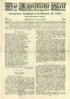 Die Christliche Welt: evangelisches Gemeindeblatt für Gebildete aller Stände. 1913.08.07 Jg.27 Nr.32