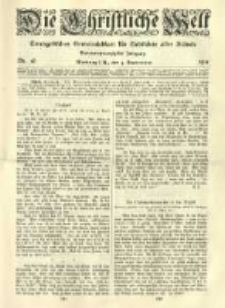 Die Christliche Welt: evangelisches Gemeindeblatt für Gebildete aller Stände. 1913.09.04 Jg.27 Nr.36