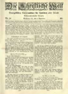 Die Christliche Welt: evangelisches Gemeindeblatt für Gebildete aller Stände. 1913.12.11 Jg.27 Nr.50