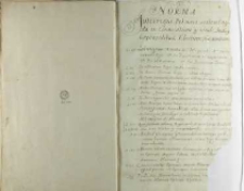 Norma Interregni Polonici, sistens agenda in Conuocatione generali, Judicij capturalibus, Electione, et Coronatione