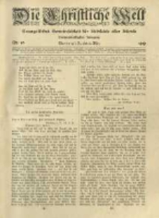 Die Christliche Welt: evangelisches Gemeindeblatt f&uuml;r Gebildete aller St&auml;nde. 1919.03.06 Jg.33 Nr.10