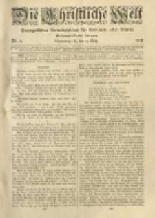 Die Christliche Welt: evangelisches Gemeindeblatt f&uuml;r Gebildete aller St&auml;nde. 1919.03.27 Jg.33 Nr.13