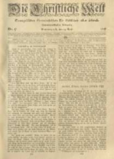 Die Christliche Welt: evangelisches Gemeindeblatt für Gebildete aller Stände. 1919.04.24 Jg.33 Nr.17