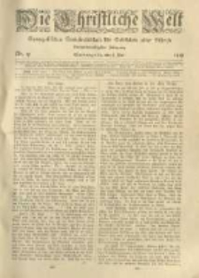 Die Christliche Welt: evangelisches Gemeindeblatt f&uuml;r Gebildete aller St&auml;nde. 1919.05.08 Jg.33 Nr.19