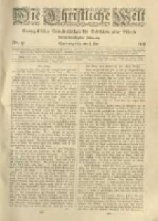 Die Christliche Welt: evangelisches Gemeindeblatt für Gebildete aller Stände. 1919.05.08 Jg.33 Nr.19