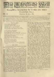 Die Christliche Welt: evangelisches Gemeindeblatt für Gebildete aller Stände. 1919.05.15 Jg.33 Nr.20