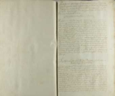 Kopia listu Im. Xdza Plebana y zdanie o Rezolucyi Rzymskiey