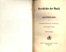 Geschichte der Musik. Bd.2