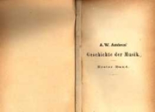 Geschichte der Musik. Bd.1 Die Musik des grieschischen Alterthums und des Orients