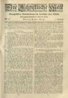 Die Christliche Welt: evangelisches Gemeindeblatt f&uuml;r Gebildete aller St&auml;nde. 1919.07.31 Jg.33 Nr.31