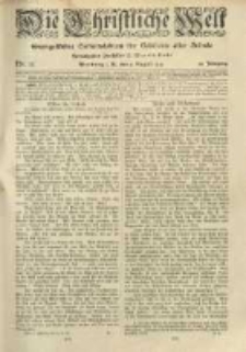 Die Christliche Welt: evangelisches Gemeindeblatt für Gebildete aller Stände. 1919.08.07 Jg.33 Nr.32