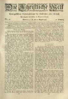 Die Christliche Welt: evangelisches Gemeindeblatt für Gebildete aller Stände. 1919.08.21 Jg.33 Nr.34