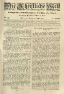 Die Christliche Welt: evangelisches Gemeindeblatt für Gebildete aller Stände. 1919.08.28 Jg.33 Nr.35