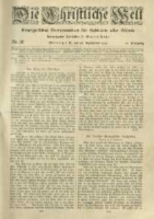 Die Christliche Welt: evangelisches Gemeindeblatt f&uuml;r Gebildete aller St&auml;nde. 1919.09.18 Jg.33 Nr.38