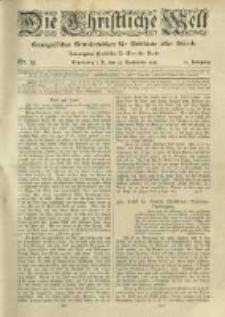 Die Christliche Welt: evangelisches Gemeindeblatt f&uuml;r Gebildete aller St&auml;nde. 1919.09.25 Jg.33 Nr.39