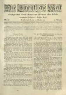 Die Christliche Welt: evangelisches Gemeindeblatt f&uuml;r Gebildete aller St&auml;nde. 1919.10.23 Jg.33 Nr.43