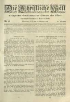 Die Christliche Welt: evangelisches Gemeindeblatt für Gebildete aller Stände. 1919.10.23 Jg.33 Nr.43