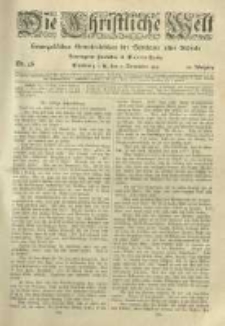 Die Christliche Welt: evangelisches Gemeindeblatt f&uuml;r Gebildete aller St&auml;nde. 1919.11.13 Jg.33 Nr.46