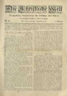 Die Christliche Welt: evangelisches Gemeindeblatt f&uuml;r Gebildete aller St&auml;nde. 1919.12.11 Jg.33 Nr.50