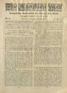 Die Christliche Welt: evangelisches Gemeindeblatt f&uuml;r Gebildete aller St&auml;nde. 1919.12.25 Jg.33 Nr.52