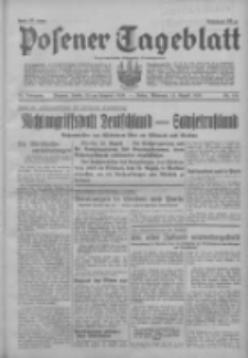 Posener Tageblatt 1939.08.23 Jg.78 Nr192