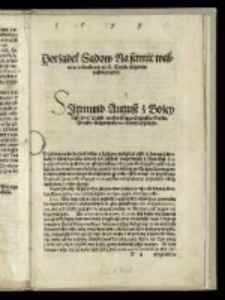 Porządek sądów na seimie walnem w Krakowie [...] postanowiony (24 marca 1553)