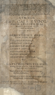Basilikon [grec.] opus genealogicum catholicum de praecipuis familiis imperatorum, regum, principum, aliorumque procerum orbis christiani [...] Cz.1