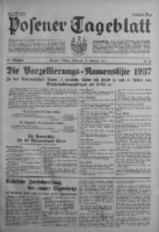 Posener Tageblatt 1937.02.17 Jg.76 Nr38