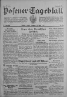 Posener Tageblatt 1937.04.18 Jg.76 Nr88