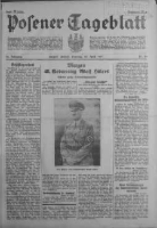 Posener Tageblatt 1937.04.20 Jg.76 Nr89