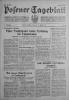 Posener Tageblatt 1937.04.25 Jg.76 Nr94