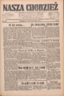 Nasza Chodzież: dziennik poświęcony obronie interesów narodowych na zachodnich ziemiach Polski 1933.08.15 R.4 Nr186