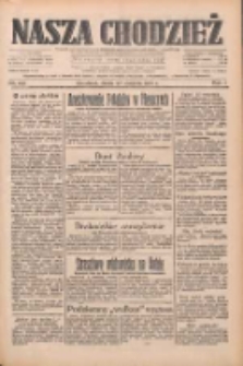 Nasza Chodzież: dziennik poświęcony obronie interes&oacute;w narodowych na zachodnich ziemiach Polski 1933.08.23 R.4 Nr192
