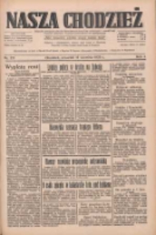 Nasza Chodzież: dziennik poświęcony obronie interes&oacute;w narodowych na zachodnich ziemiach Polski 1933.09.14 R.4 Nr211