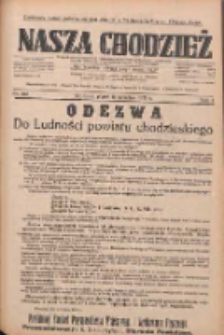 Nasza Chodzież: dziennik poświęcony obronie interesów narodowych na zachodnich ziemiach Polski 1933.09.15 R.4 Nr212