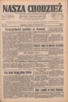 Nasza Chodzież: dziennik poświęcony obronie interes&oacute;w narodowych na zachodnich ziemiach Polski 1933.09.16 R.4 Nr213