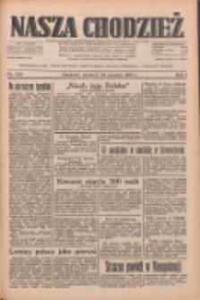 Nasza Chodzież: dziennik poświęcony obronie interes&oacute;w narodowych na zachodnich ziemiach Polski 1933.09.24 R.4 Nr220