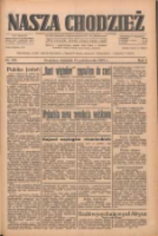 Nasza Chodzież: dziennik poświęcony obronie interesów narodowych na zachodnich ziemiach Polski 1933.10.15 R.4 Nr238