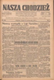 Nasza Chodzież: dziennik poświęcony obronie interes&oacute;w narodowych na zachodnich ziemiach Polski 1933.10.17 R.4 Nr239