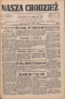 Nasza Chodzież: dziennik poświęcony obronie interesów narodowych na zachodnich ziemiach Polski 1933.12.01 R.4 Nr277