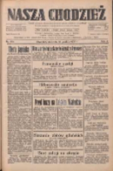 Nasza Chodzież: dziennik poświęcony obronie interesów narodowych na zachodnich ziemiach Polski 1933.12.10 R.4 Nr284