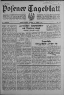 Posener Tageblatt 1937.08.15 Jg.76 Nr185