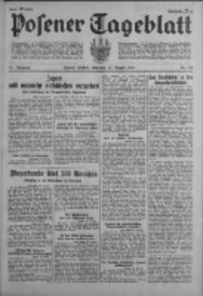 Posener Tageblatt 1937.08.25 Jg.76 Nr193