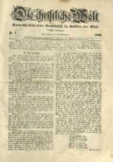 Die Christliche Welt: evangelisch-lutherisches Gemeindeblatt für Gebildete aller Stände. 1896.01.02 Jg.10 Nr.1