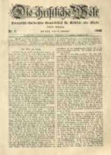 Die Christliche Welt: evangelisch-lutherisches Gemeindeblatt f&uuml;r Gebildete aller St&auml;nde. 1896.01.16 Jg.10 Nr.3