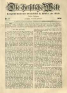 Die Christliche Welt: evangelisch-lutherisches Gemeindeblatt für Gebildete aller Stände. 1896.01.16 Jg.10 Nr.3